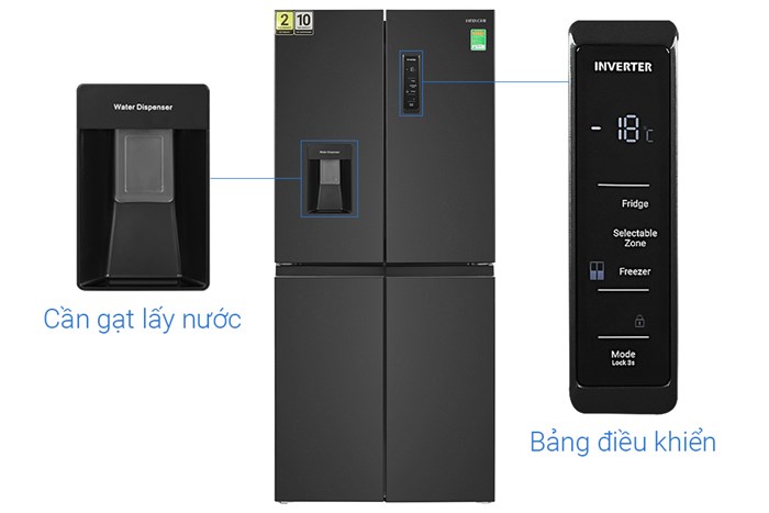 Tủ Lạnh Hitachi Inverter 464 Lít Multi Door HR4N7520DSWDXVN